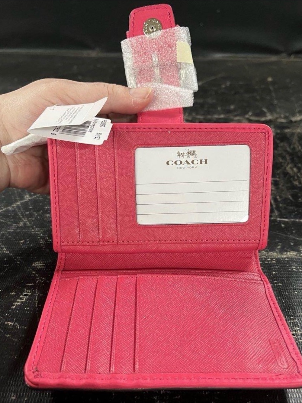 NWT Coach Pink SOHO Leather wallet👛💕🪩 - Picture 2 of 3